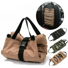 Горячая Распродажа, холщовые свернутые инструменты, сумки, гаечные ключи, органайзер, переноска, сумки для хранения на заднем сиденье автомобиля