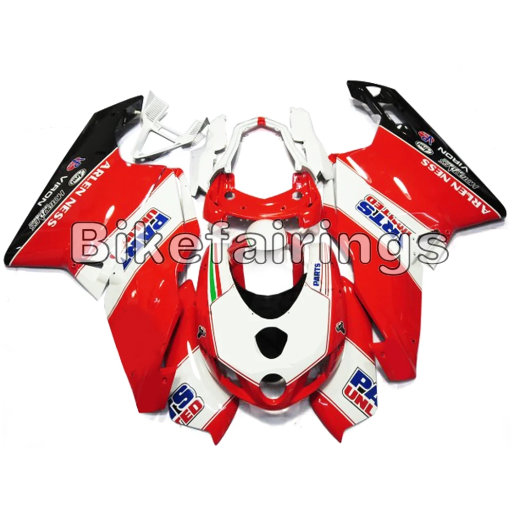 

For Ducati Body Frame White Red and Black Lowers Motorcycle Hulls Bodywork 749 999 ABS Plastic Fairings