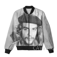 CAVVING 3D Printed  Che Guevara   Zipper Bomber Jackets Men Overcoat Mens Coat Zip Up Jackets for Women/Men 1
