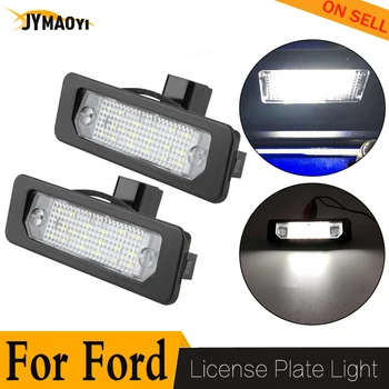 

2pcs for ford Car LED License Plate Light Lamp number plate lights tail Luces bulbs lighting for Ford Mustang Fusion Flex Taurus