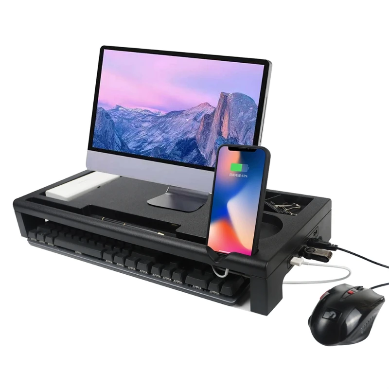 Abs bilgisayar ekran stand art rmak stand Usb b l nm hat s n fland r jpg