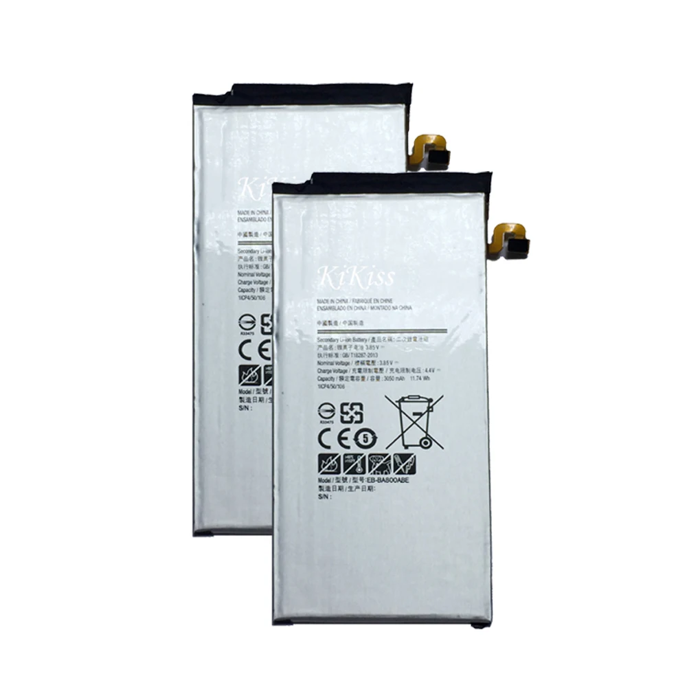 

3050mAh Rechargeable Polymer Li-ion Battery For Samsung GALAXY A8 A8000 A800F A800S A800YZ Battery EB-BA800ABE