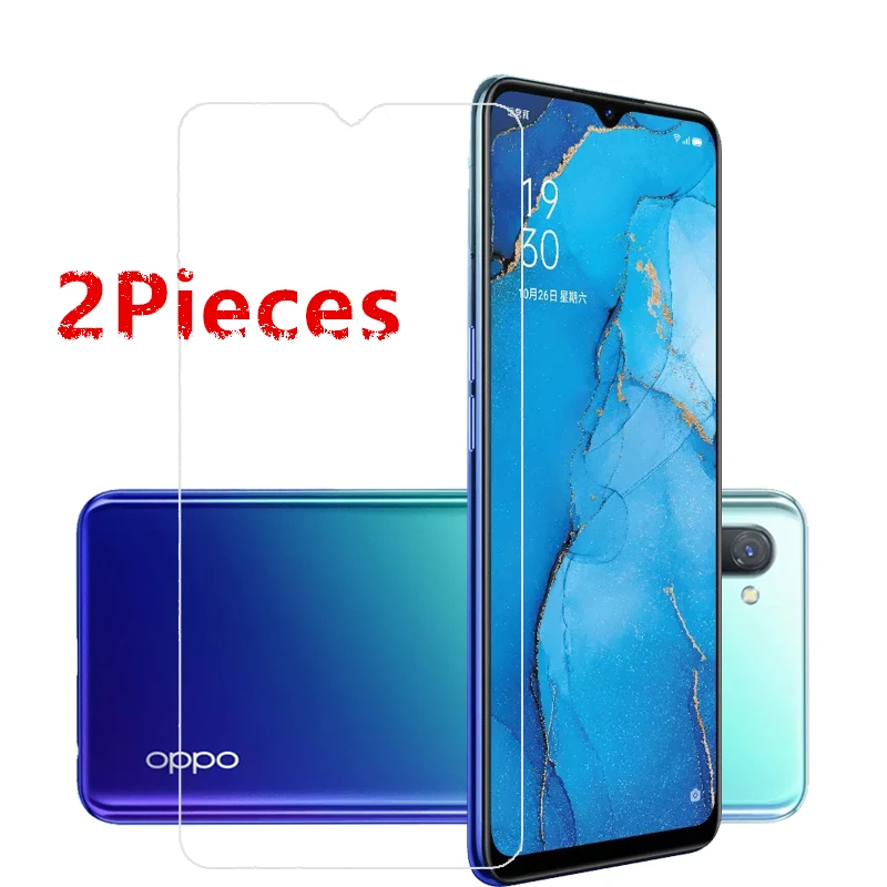 2 шт. для OPPO Reno 3 стекло закаленное пленка клей жесткий Защитная телефона Защитное