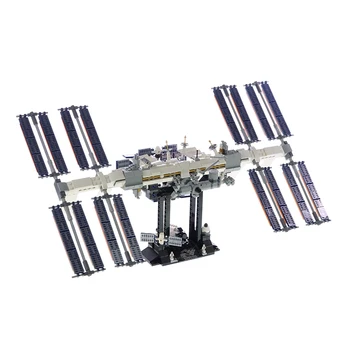 

2020 New LepinBlocks 876pcs International Space Station Compatible Idea 21321 Building Bricks Educational Toys Birthday Gifts