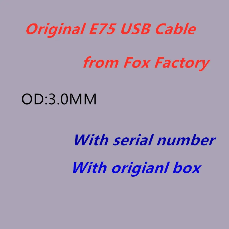 Оригинальный USB-кабель для Foxconn i8 7 X XS 1 м/3 фута 2 м/6 футов E75 чип передачи данных и