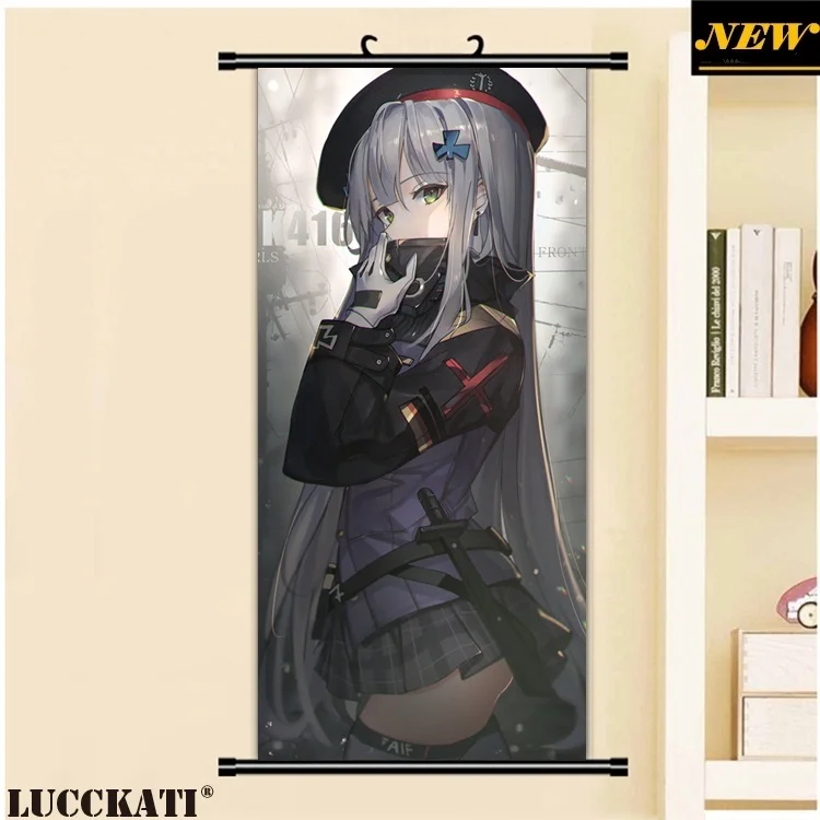 45X95 см девушки фронтальная голые соски животные уши сексуальные лоли калочки мультфильм аниме Настенная картина плакат прокрутки холст живопись