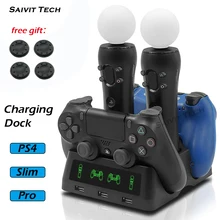 Newest PS4 PS Move VR PSVR Joystick Gamepad Charger Stand Controller Charging Dock for PS VR Move PS 4 Games Accessories