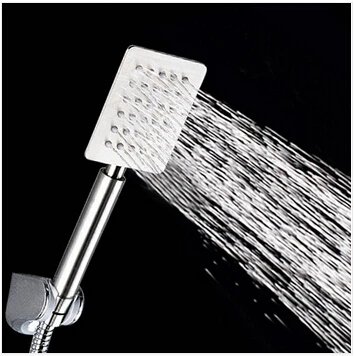 Square hand shower Vidric модный супер тонкий 304 из нержавеющей стали высокого давления для экономии воды Хромированная ручная Душевая насадка для ванной комнаты водосберегающая showe - Цвет: Square hand shower