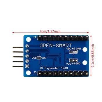 

PCF8575 IO Expander Module I2C To 16IO DXAC