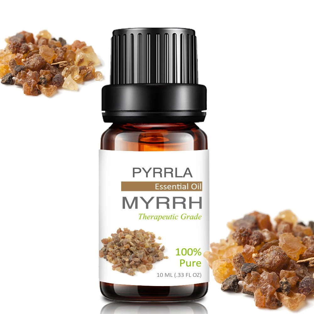 Pyrrla 10 мл чистые эфирные масла Myrrh для ароматерапии диффузор очищающий воздух