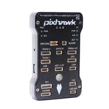 Pixhawk controle de voo px4 pix 2.4.8 32 bit, placa única sem cartão tf rc quadcopter ardupilot arduplane