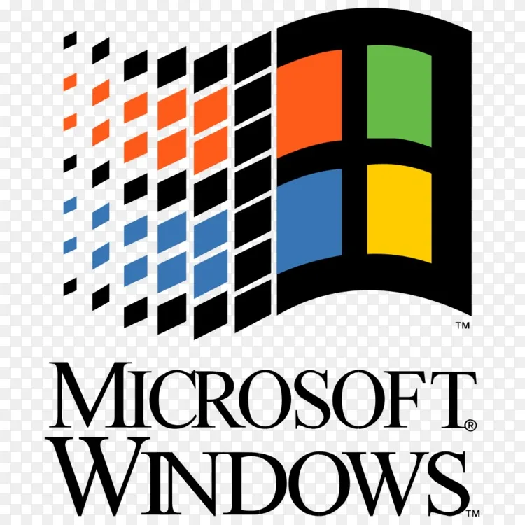 1x windows 95 microsoft计算机软件-windows标识