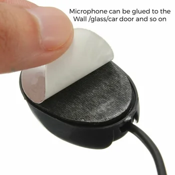 

50Hz-20KHz Microphone Car Radio Bluetooth Vehicle External Mic For GPS/Audio/Laptop 3.5mm Plug High Quality