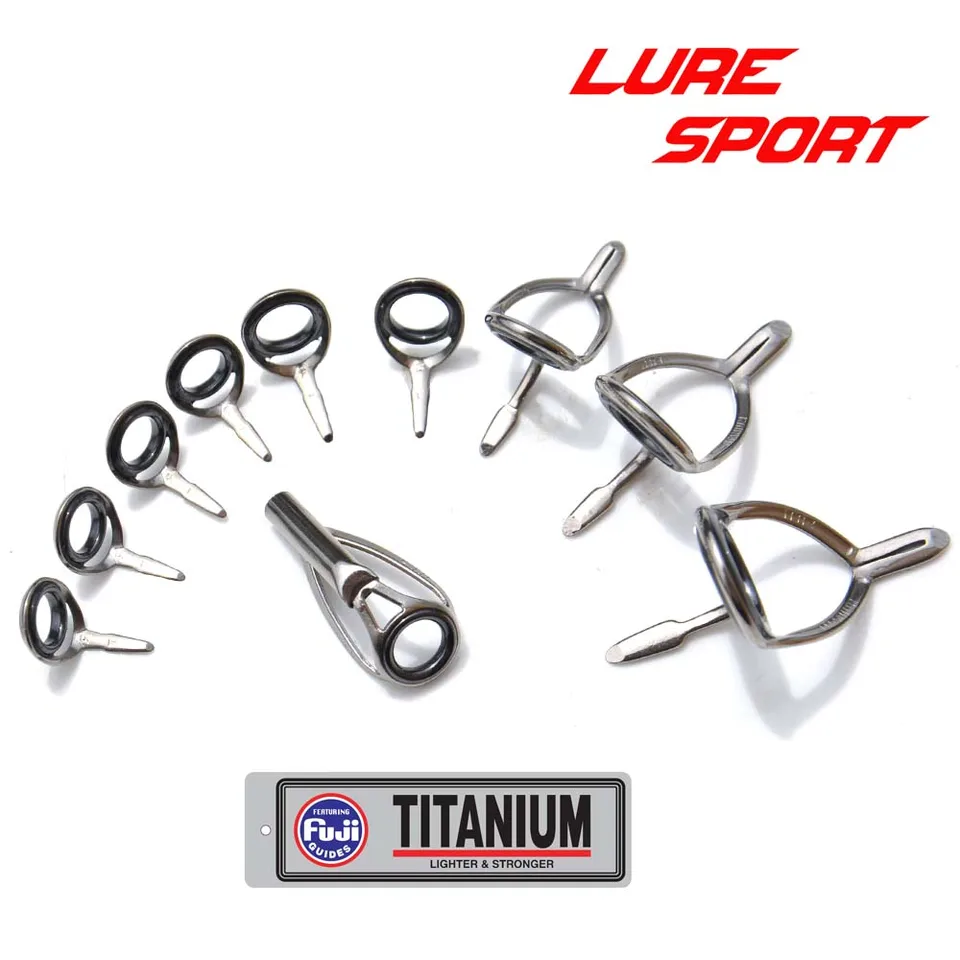 Fuji T-KLSG 16H9 Rod Guide SIC Titanium Frame Set (8785
