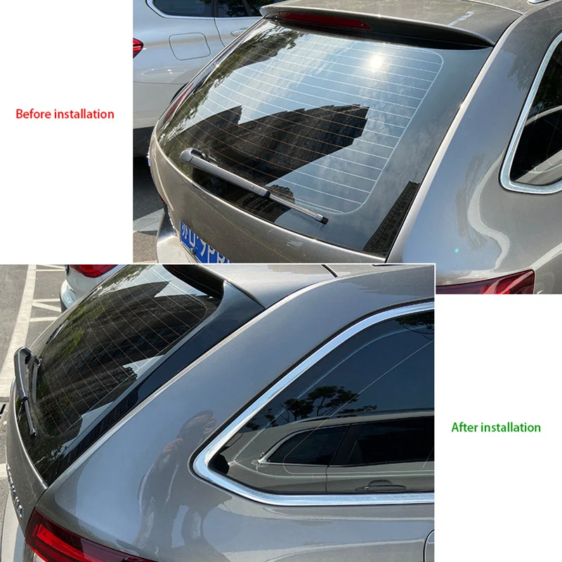 Rear Behind Window Spoiler Side Strip Cover Trim For Skoda Octavia Estate 2014-2019 Exterior Refit Kit | Автомобили и мотоциклы