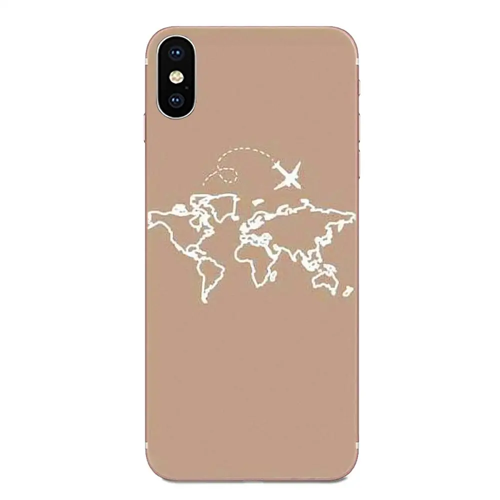 as picture Карта мира путешествия планы крышки ультра тонкий для Galaxy J1 J2 J3 J330 J4 J5 J6 J7 J730 J8 mini Pro - Цвет: as picture