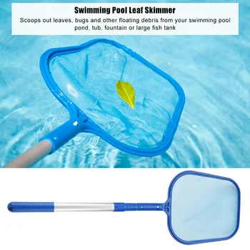 

Swimming Pool Net Leaf Rake Mesh Skimmer Cleaning Tool Water Fishing Net With Telescopic Pole Tub Cleaning Tool
