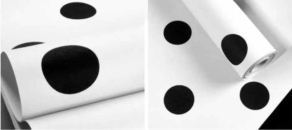 Новые обои черная белая волна точка квадратная решетка узор скандинавские ins стиль современный минималистский геометрический фон настенная бумага