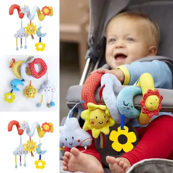 

Cute Animals Toys Baby Newborn Plush Toys Sound Development Teether Rattle Toys