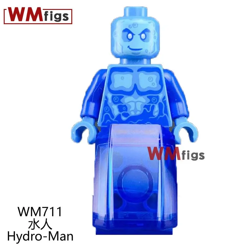 WM711 100 шт./лот колосс кабель Росомаха игрушечная фигурка Harley Quinn Deadpool spiederman Супер Герои строительные кубики, детские игрушки для детей PG8180 - Цвет: WM711