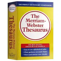 Livre d'apprentissage de la langue originale The Merriam Webster Thesaurus word power 