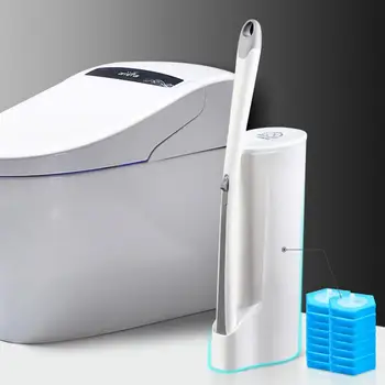 

Disposable Toilet Brush Set Wash Toilet Brush Without Dead Corner Home Toilet Toilet Replacement Head Cleaning Artifact