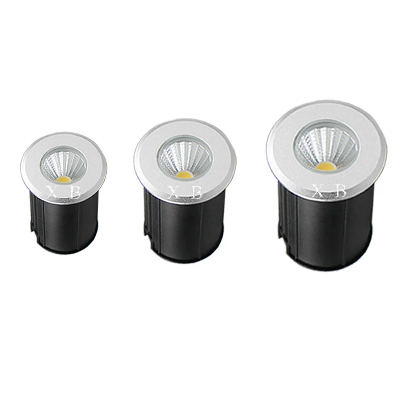 4 PACK 3W 5W Waterproof LED COB Underground Light Outdoor Ground Garden Path Floor Buried Yard Spot Landscape IP68 DC12V AC220V 5