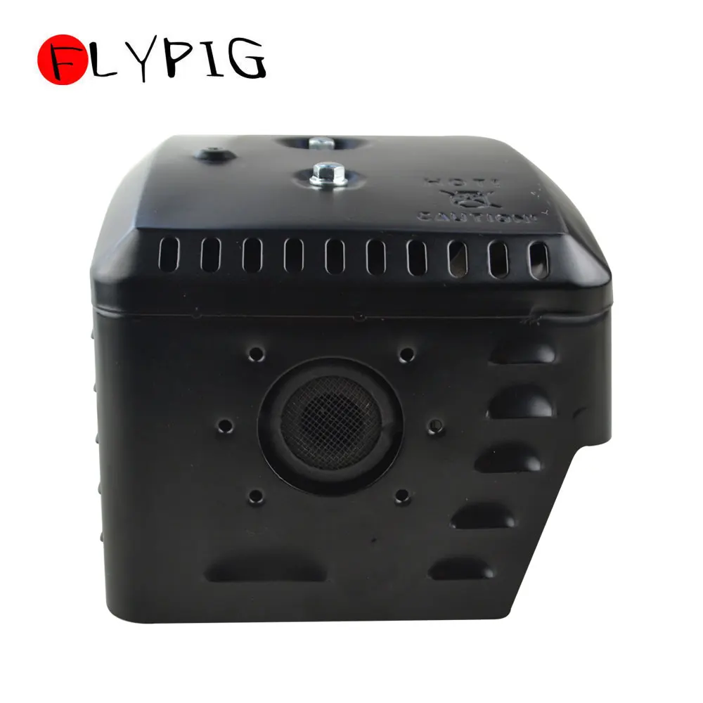 FLYPIG глушитель выхлопных газов для HONDA GX340 GX390 GX420 11HP 13HP 389cc 420cc18310-ZE2-W61 4-тактный газовый двигатель водяного насоса