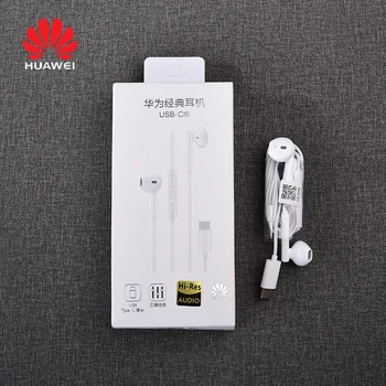 

Huawei Original Earphone CM33 USB Type-C In Ear wired mic Volume Control Headset For huawei P30 P20 pro Mate 30 20 10 Nova 5 5i