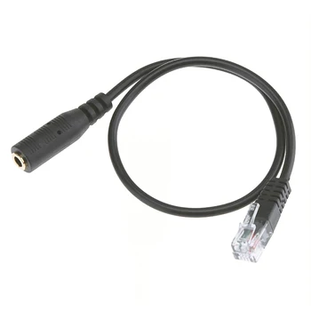 

3.5 mm Smartphone Headset To RJ9 Convert 3.5 mm Smartphone plug to single 4P4C RJ9 Handset Plug Headset Buddy