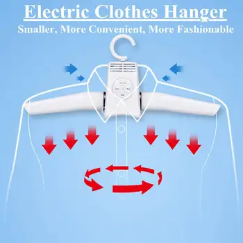 

Portable Clothes Hangers Electric Clothes Dryer Smart Shoes Dryer Rack Hot&Cold Dual-use Home Travel Rack Hangers US/EU Plug