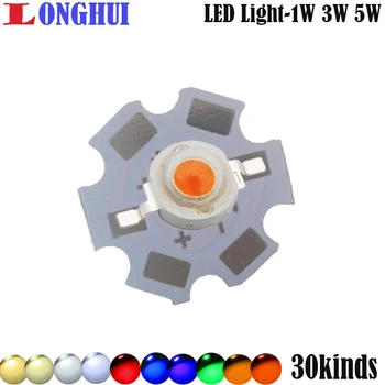 

1W 3W 5W High Power LED-Chip COB Warm Cool White Rot Grün Blau Volle spektrum 660nm 440nm Licht Perlen Wachsen Aquarium Lampe
