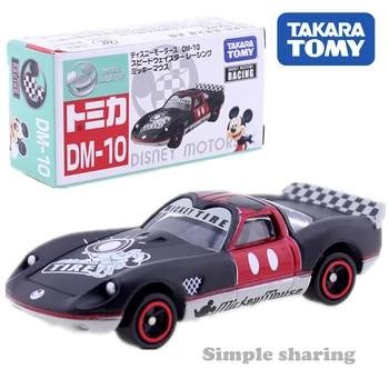 

Takara Tomy Tomica Disney Motors DM 10 Mickey roadster model kit Diecast miniature CAR toy magic funny baby toys magic bauble