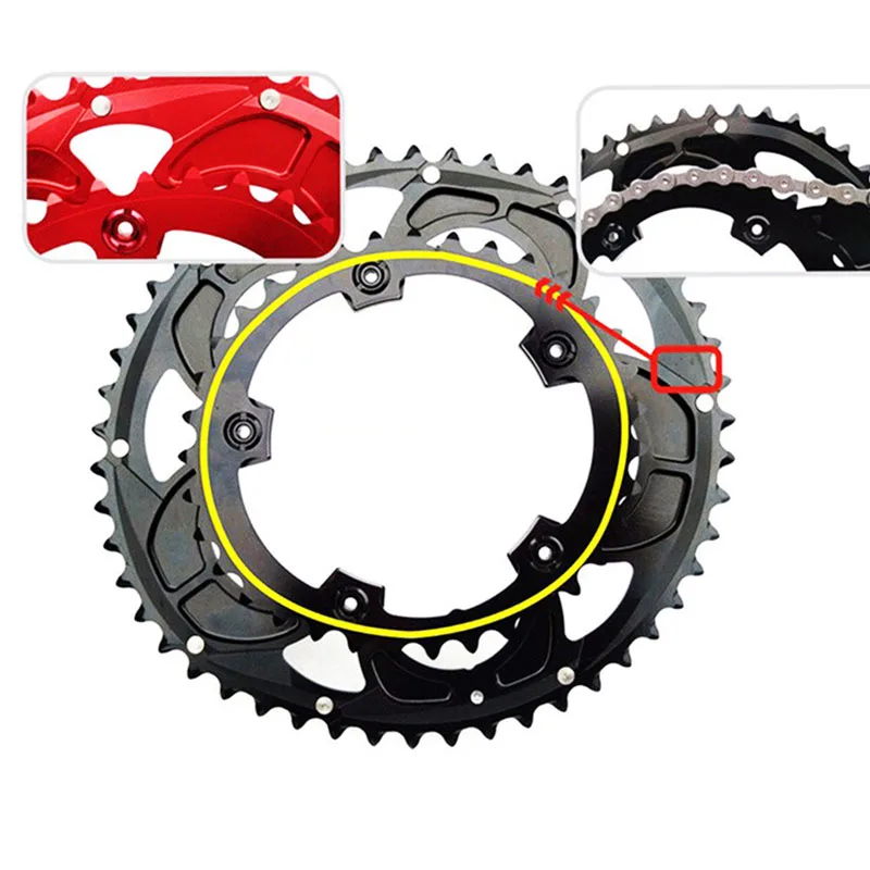 

Double Oval Chain ring Circular 50T BCD 110mm Mountain Road Racing Bike
