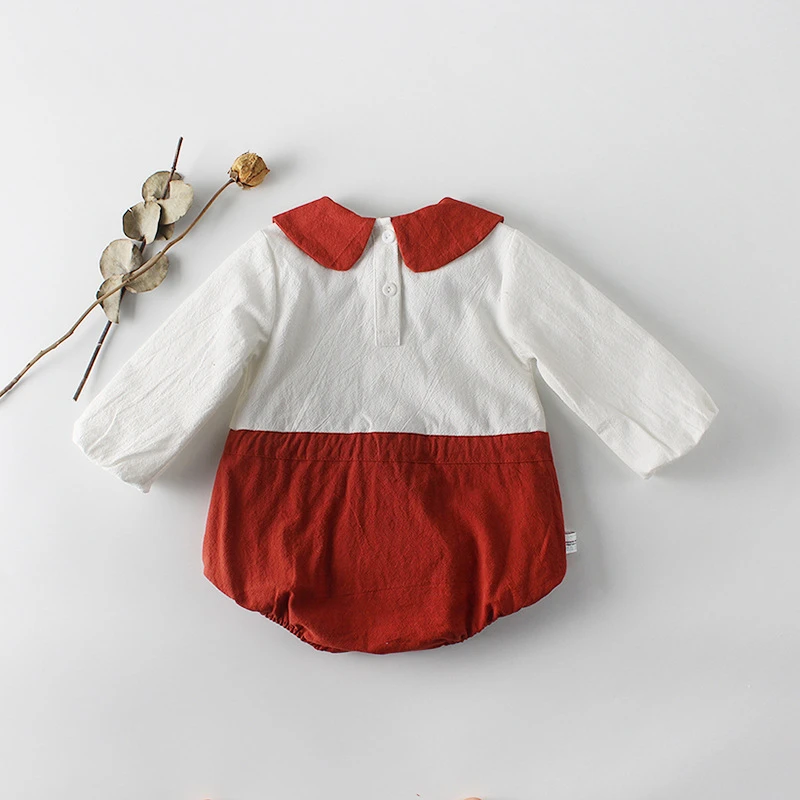 Koodykids/Боди для маленьких девочек; весенние комбинезоны с длинными рукавами; детские комбинезоны; осенние детские хлопковые комбинезоны; Весенняя модная одежда