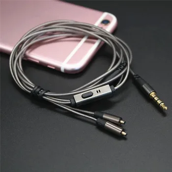

Upgraded Replacement for X3 Irock A8 VJJB N1 Earphone Headphone Cable Cord With Mic Volume Control for xiaomi iphone mp3 DC Plug