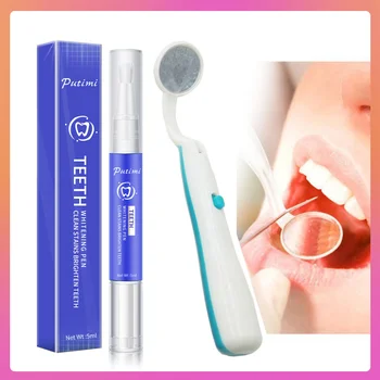 

Teeth Whitening Pen Bleaching Dental Gel Remove Plaque Stains Teeth Cleaning White Tooth Whitener Pen Oral Hygiene Teeth Care