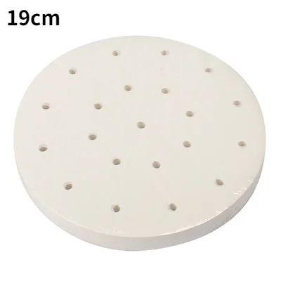 100pcs Air Fryer Paper Square Round Baking Mat Air Fryer Liners Disposable Perforated Parchment Steamer Baking Papers Sheets 