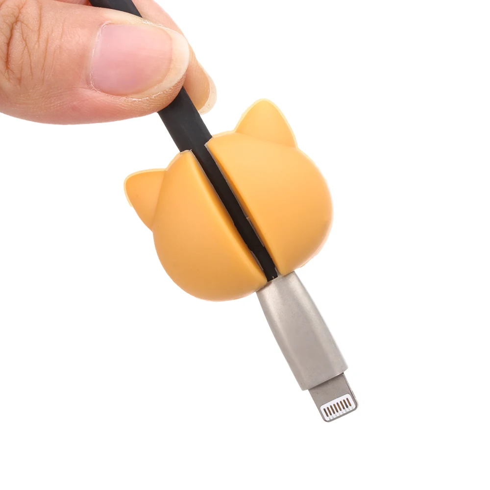 13 видов стилей USB наушники крышка шнура предотвращает поломку защищает милый мультфильм кабель укуса линии передачи данных чехол для iPhone Android