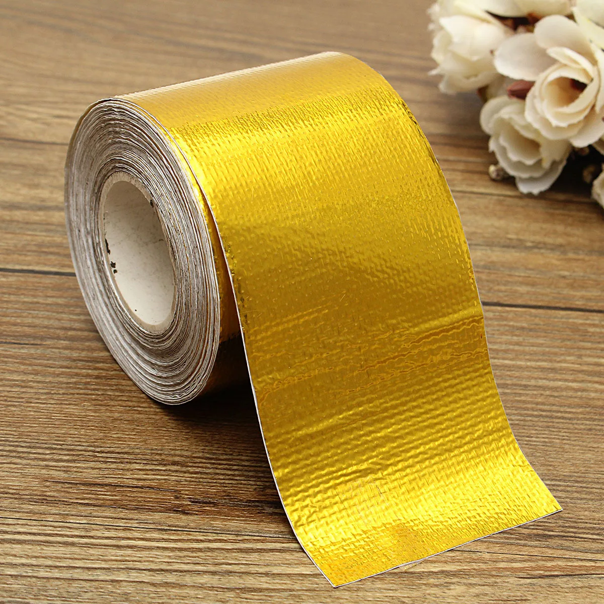Heatshield Tape Temperature Shield Tape Durable Heat Shield Tape Suction Device Cooler Tube Fiberglass 9m X 5cm