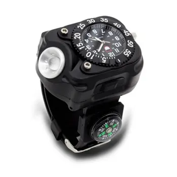 

LED Wrist Watch Flashlight Torch Light USB Charging Wrist Model Tactical Rechargeable Flashlight Flashlight Watch