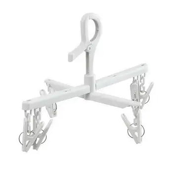 

Multifunctional Drying Rack Polypropylene Material Windproof Drying Pants Rack Telescopic Rotation Design FPing