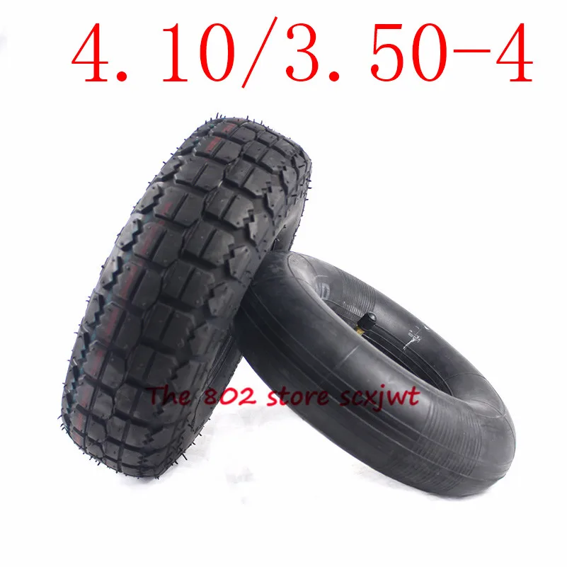 Супер качество 4,10/3,50-4 TubeTire 410/350-4 Электрический скутер внутренняя труба