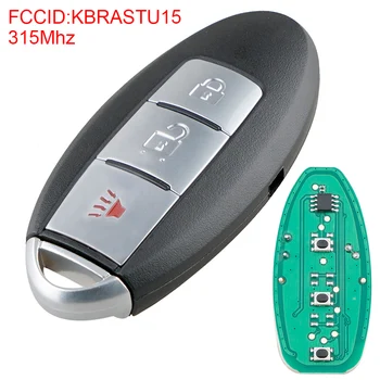 

315Mhz 3 Buttons Modified Remote Auto Car Key Replacement KBRASTU15 FCCID Fit for 2003 2004 2005 2006 2007 Nissan Murano Cars