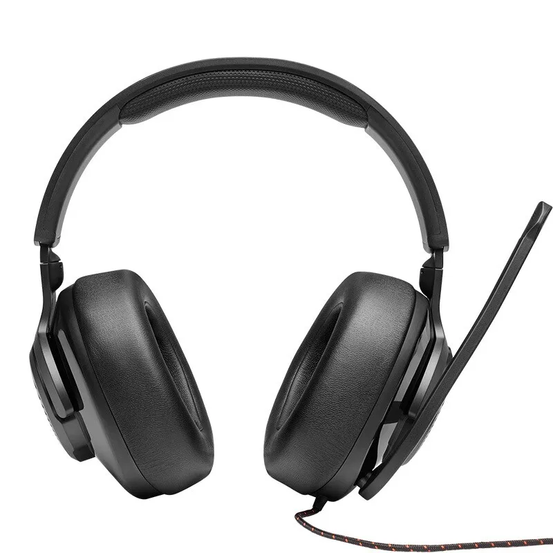 JBL QUANTUM200 head mounted gaming headset wired computer headset with microphone microphone Jedi survival chicken headset black