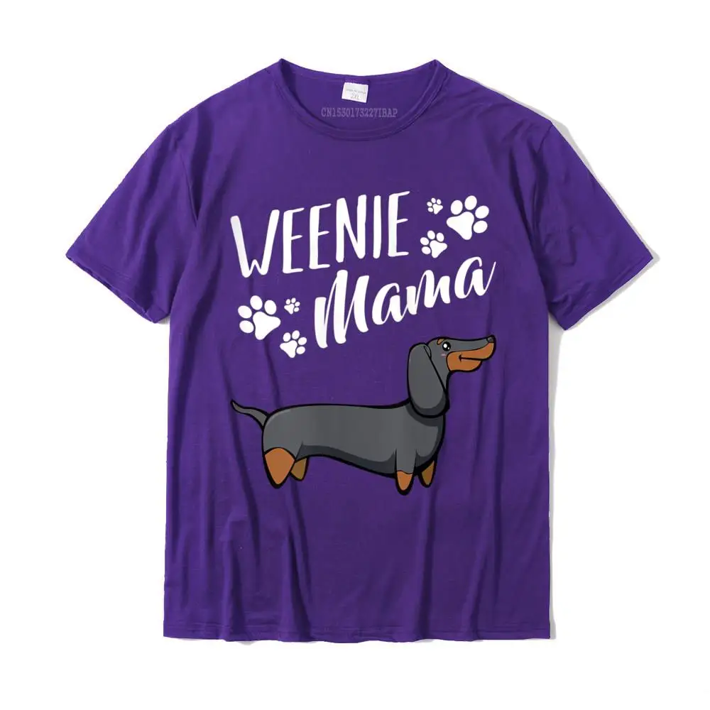 comfortable Group T-shirts for Men 100% Cotton Fall T Shirt Summer Tee Shirts Short Sleeve Newest Crew Neck Free Shipping Womens Weenie Mama Dachshund Animal Lover Wiener Dog Cute Puppies Tank Top__MZ22994 purple