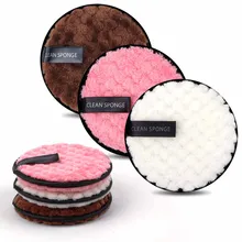 Средство для снятия макияжа с Полотенца многоразовые 3/4 шт. микрофибровой ткани тормозные колодки для чистки лица пуховка для пудры здоровую кожу моющиеся хлопок инструменты для ухода за глазами