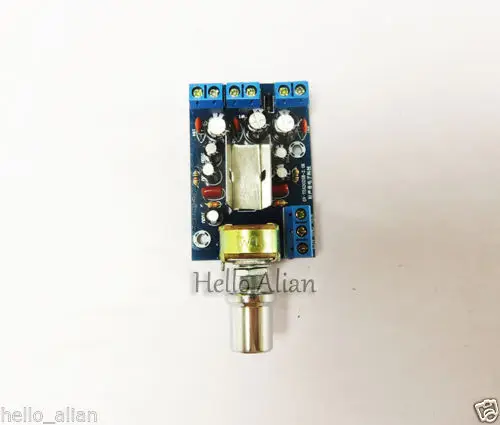 TEAB Stereo Audio Power Amplifier Board AC 5V-9V DC 5V-12V 3W*3W Dual Channel VOL