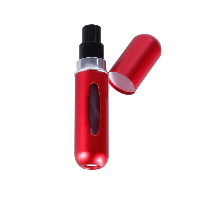 5 ml matte RED OSHIONER 5 мл 8 мл многоразового мини-флакон духов алюминиевый спрей распылитель портативная, для путешествий, косметическая контейнер флакон духов - Цвет: 5 ml matte RED