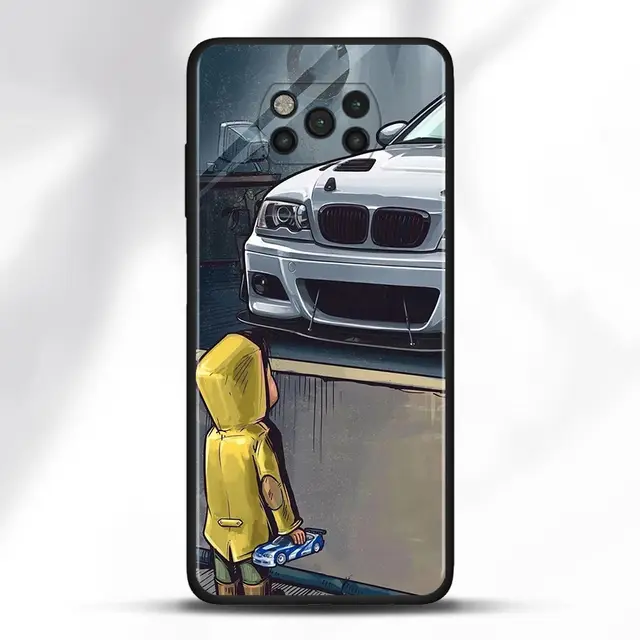 Boy See Sports Car jdm Drift For Xiaomi Poco X3 NFC M3 Pro F3 X3 GT F1 Capa for MI Note 10 Pro Case For mi CC9 Pro A3 A2 Lite B04